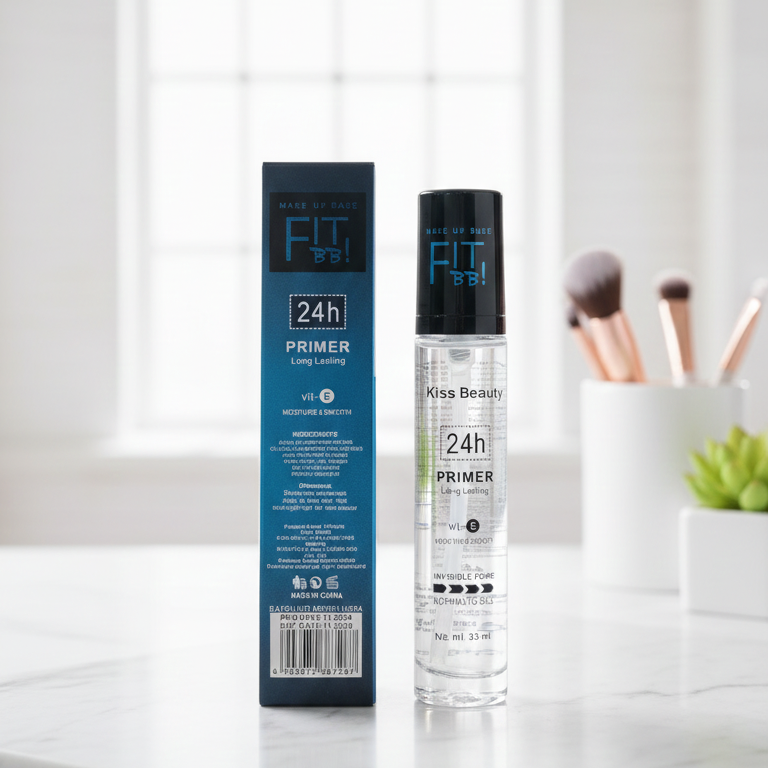 9df548f5c37d28fd784a092ba5c12e82 Kiss Beauty 24H Face Makeup Primer Providing Smooth Base With Long Lasting Effect - 35ML - Image 2