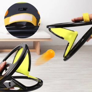 Double Player Ball Catch Toy – Interactive Parent-Child Toss & Catch Game Set with 1 Racket & 2 Balls | Fun Indoor Outdo
