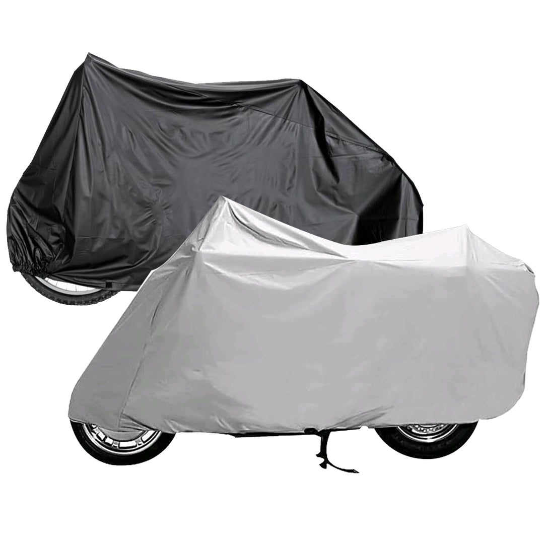 9ffcc39930a02f45bf4fa12dac31440a Bike Cover Dust & Water Proof Universal 70 and 125 Scratch & Rust Proof Cover ( Random Color ) - Image 3