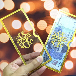 Acrylic Eidi Envelopes – Eid Mubarak Gift Envelopes for Kids - 1Pcs