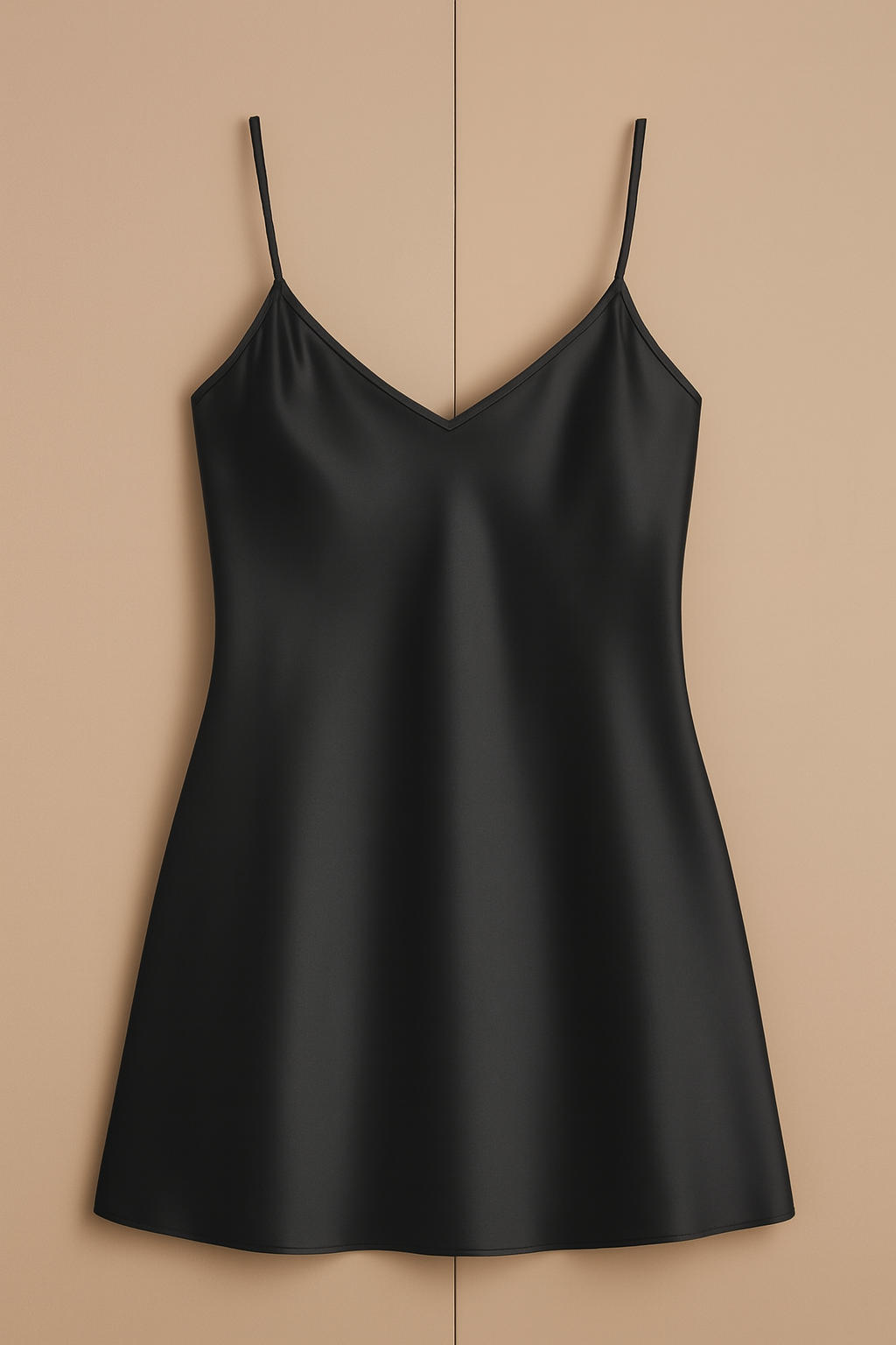Copilot_20250828_115456 Satin Slip Dress – Sleeveless Camisole with Adjustable Thin Straps | Free Size - Image 2