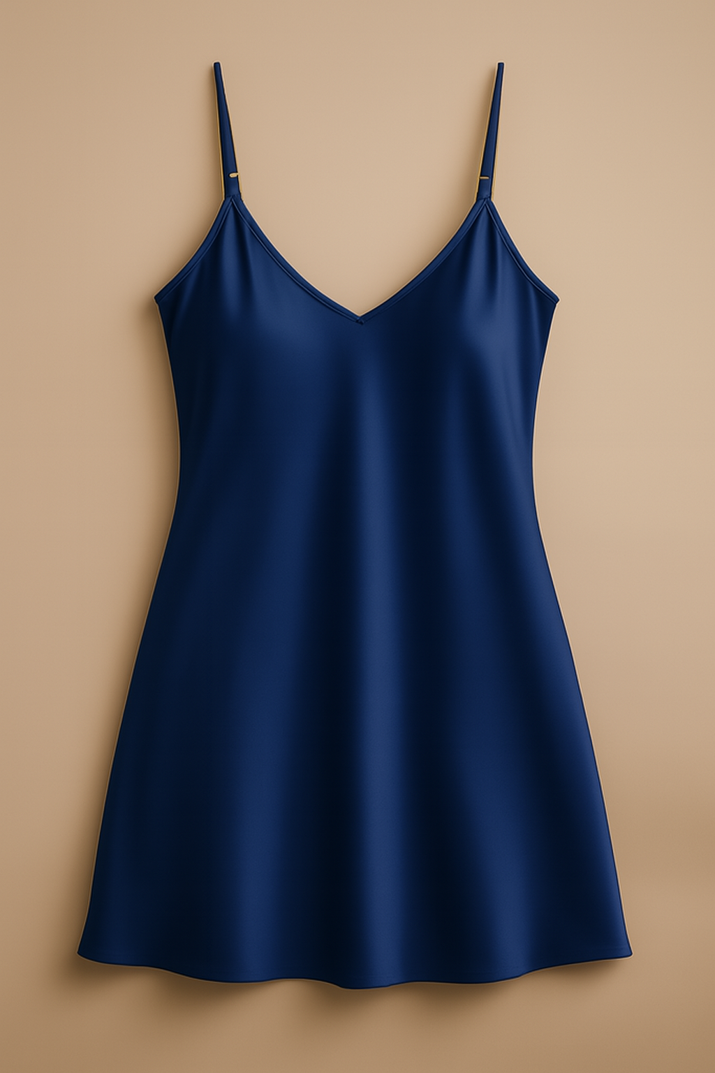Copilot_20250828_115542 Satin Slip Dress – Sleeveless Camisole with Adjustable Thin Straps | Free Size