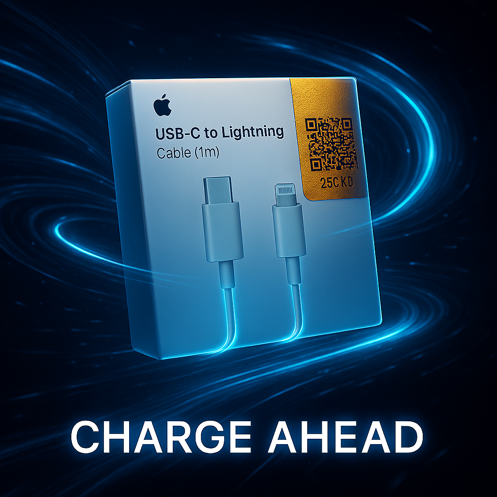 Copilot_20250902_180220 Type-C to iPhone Charging Cable – 99% Original Quality with Apple Logo - Image 2