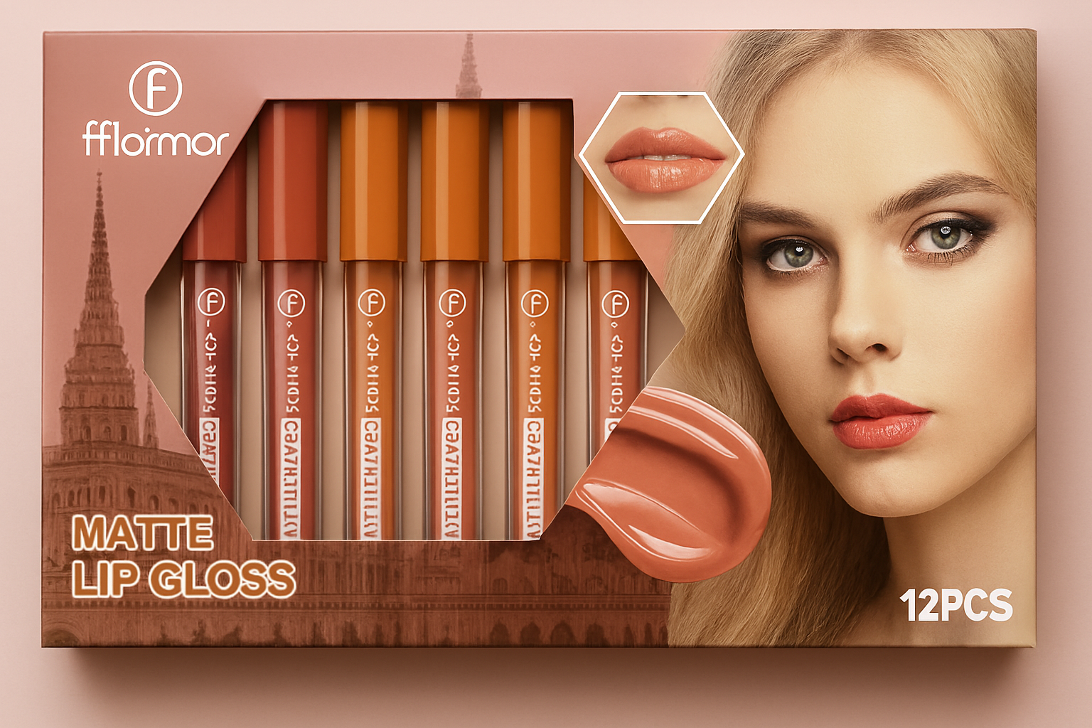 Copilot_20250905_172118 Nude Shades High Pigmented Lipgloss – Set of 6 & 12 Creamy Long-Lasting Glosses | Moisturizing, Smooth Finish & - Image 4