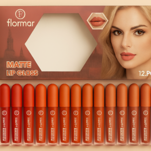Nude Shades High Pigmented Lipgloss – Set of 6 & 12 Creamy Long-Lasting Glosses | Moisturizing, Smooth Finish &