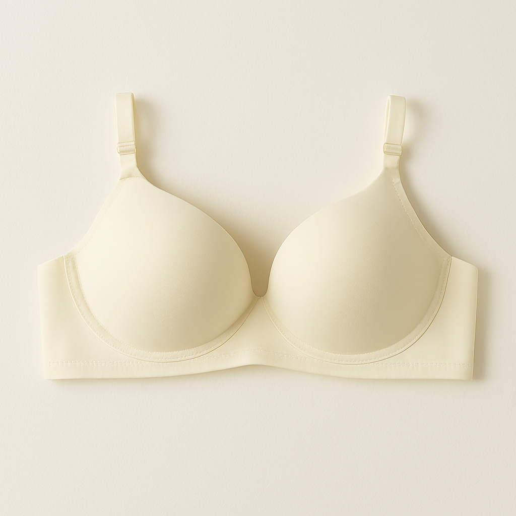 Copilot_20250908_124247 Cotton Light Padded Bra – Comfortable Everyday Wear, Plain Design (Sizes 32–42, Beige) - Image 4