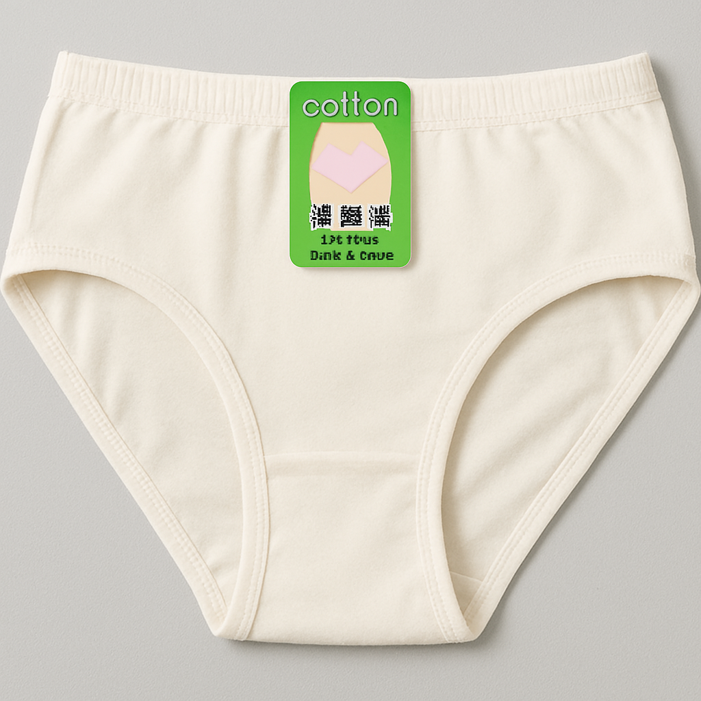Copilot_20250909_165512 Jersey Plain Panties for Women – Soft, Comfortable & Lightweight Everyday Underwear, Available in Sizes S, M, L (Bei - Image 3