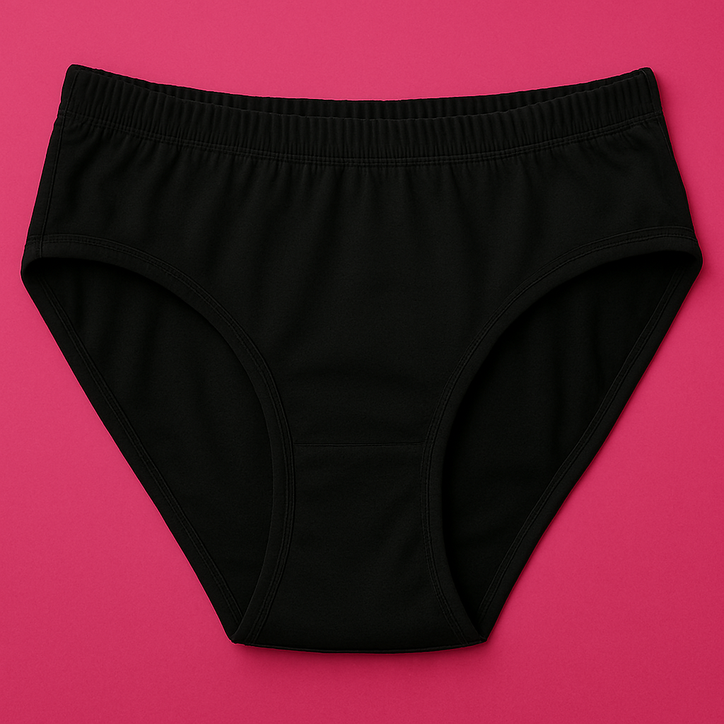 Copilot_20250909_172000 Jersey Plain Panty for Women – Lightweight, Comfortable & Soft Everyday Wear Underwear, Available in Sizes S, M, L (