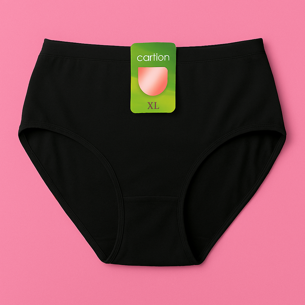 Copilot_20250911_112319 Malai Soft Fabric Underwear for Women – High Quality, Comfortable & Lightweight Everyday Panty in Black, Sizes S, M, - Image 2