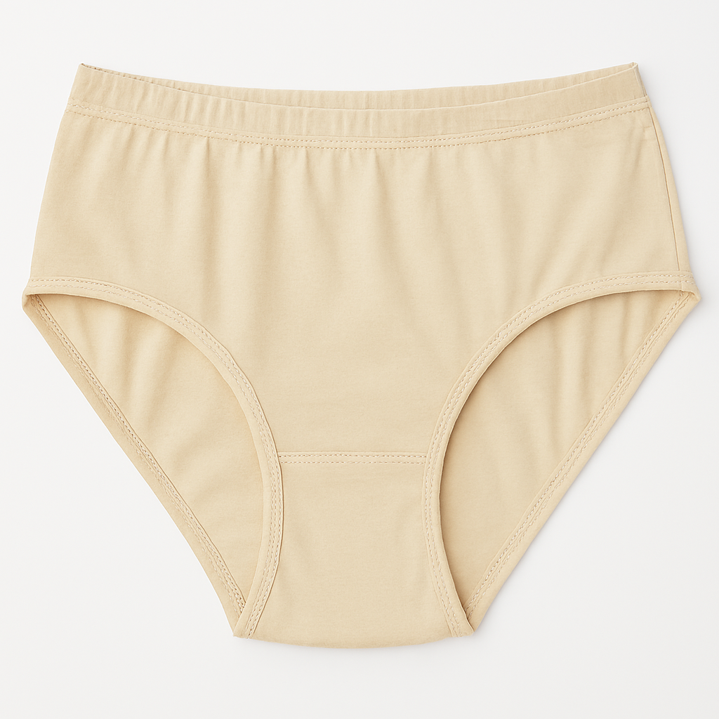 Copilot_20250911_113547 Malai Soft Fabric Underwear for Women – High Quality, Comfortable & Lightweight Everyday Panty in Skin Color, Sizes - Image 2