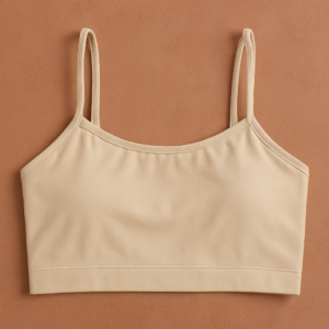 Teenagers’ Malai Non-Padded Bra – Soft, Lightweight & Comfortable Everyday Wear Lingerie, Plain Design in Beige, Siz