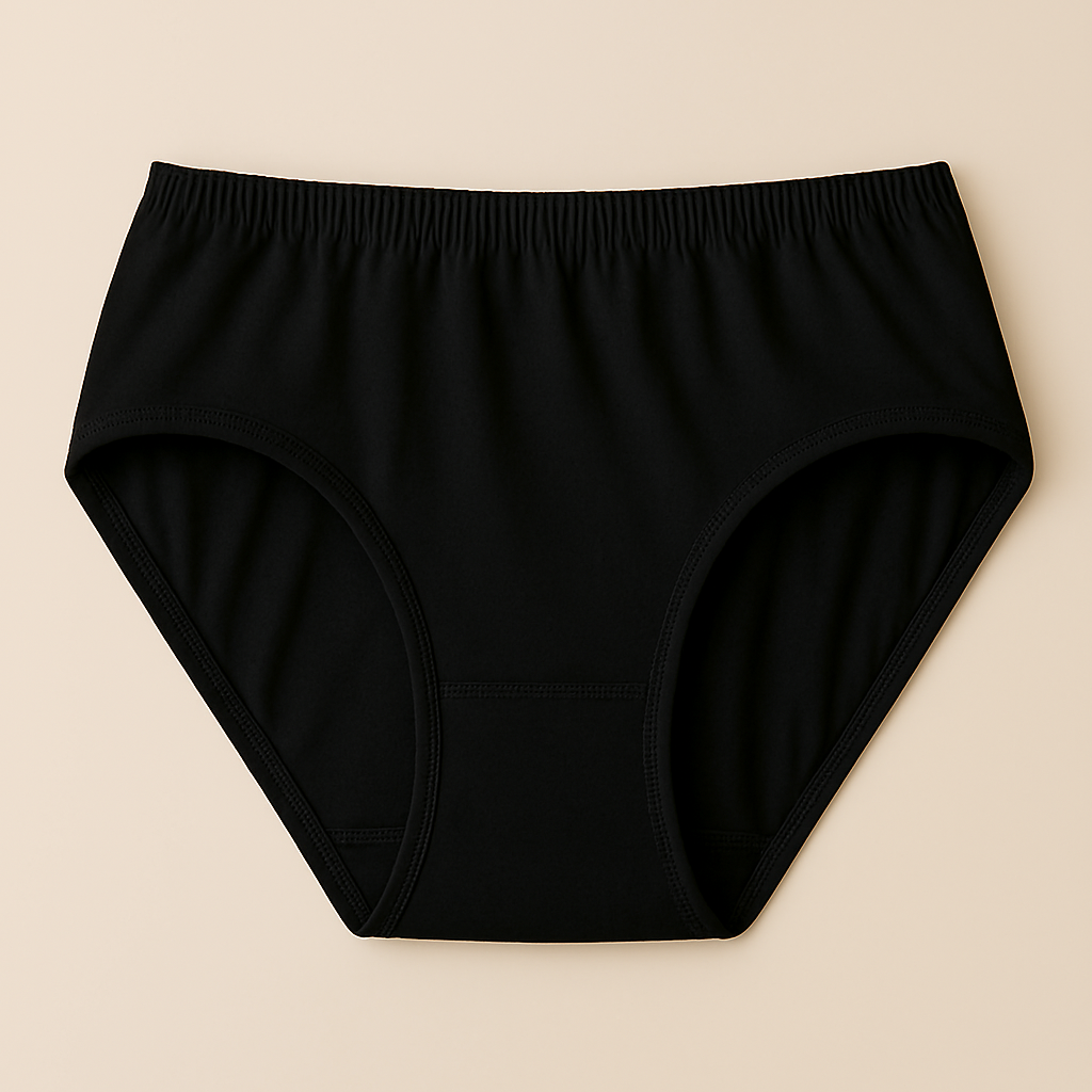 Copilot_20250911_151445 High Quality Pure Cotton Soft Fabric Panty – Comfortable Everyday Wear (Black, S/M/L) - Image 3