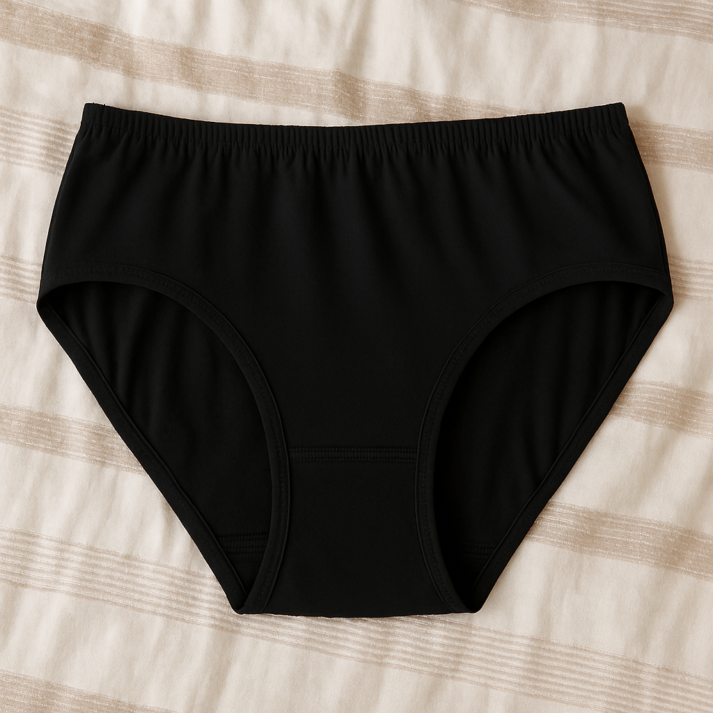 Copilot_20250911_151557 High Quality Pure Cotton Soft Fabric Panty – Comfortable Everyday Wear (Black, S/M/L) - Image 2