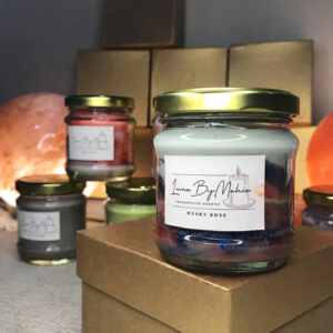 Dusky Rose | The Scent of Love at Dusk โ Handmade Luxurious Floral & Musky Soy Wax Candle - 100 gram