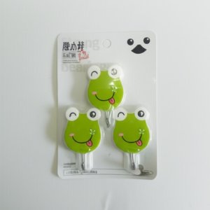 Pack Of 3 Self Adhesive Wall Hooks – Waterproof Cartoon Sticky homes for Home & Kitchen | Heavy Duty Multipurpose St