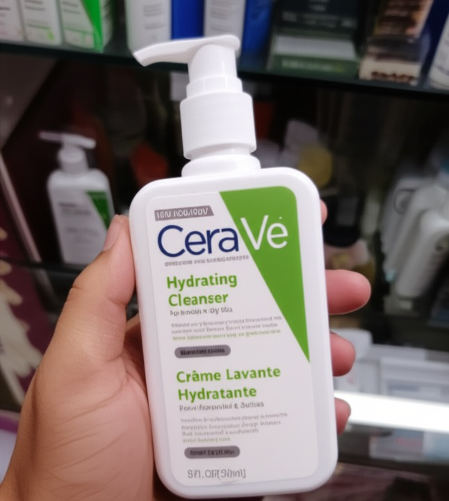 Gemini_Generated_Image_2y61m62y61m62y61_cleanup CeraVe Renewing SA Cleanser And Hydrating Cleanser with Salicylic Acid & Ceramides – (237ml) - Image 5
