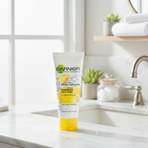 Garnier Pure Lemon Essence Face Wash – 100g Brightening Daily Cleanser for Fresh, Oil-Free & Radiant Skin | Gentle L