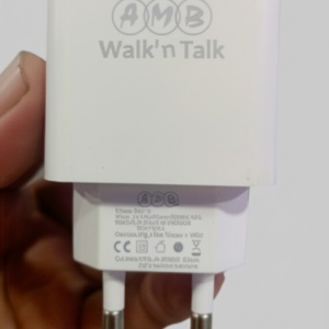 AMB Walk’n Talk 22.5W Super Fast Charger NM-18 – Quick Charge & Smart Power Delivery Adapter with Built-in Safety Sy