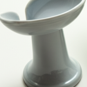 Ceramic Soap Holder with Drain – Elevated Design Bathroom Sink Dish for Bar Soaps