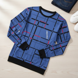 HY Boutique Lot Lining Screen Print Full Sleeve T-Shirt – Premium Quality, Smart Look, Good Stitching, Fashionable Desig