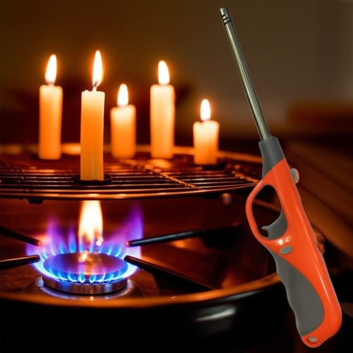 Gemini_Generated_Image_rp9nearp9nearp9n_cleanup Electronic Refillable Gas Lighter for Kitchen, Stove, Candle, Camping, and Outdoor Use – Durable Butane Ignition with Ea