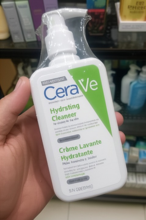 Gemini_Generated_Image_sv39e1sv39e1sv39_cleanup CeraVe Renewing SA Cleanser And Hydrating Cleanser with Salicylic Acid & Ceramides – (237ml) - Image 3