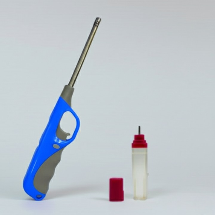 Gemini_Generated_Image_v8utc2v8utc2v8ut_cleanup Electronic Refillable Gas Lighter for Kitchen, Stove, Candle, Camping, and Outdoor Use – Durable Butane Ignition with Ea - Image 2