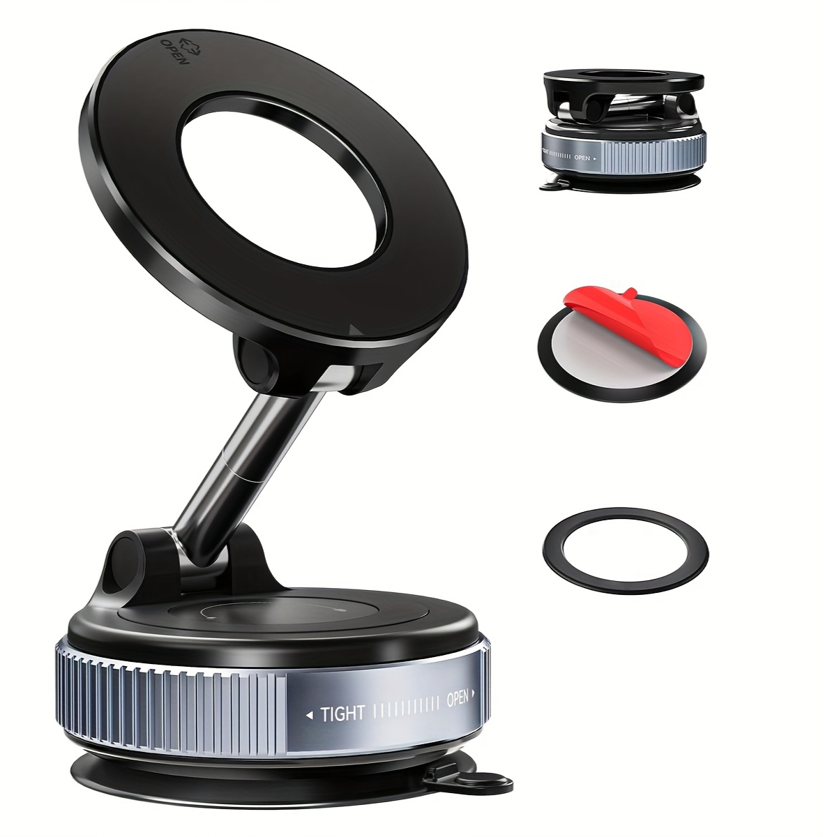 Hb3658a6125754135a6646b5445280de6o-1 Adjustable Mobile Suction Holder – Strong Grip Phone Mount for Car, Desk, Kitchen & Bedside Use - Image 2