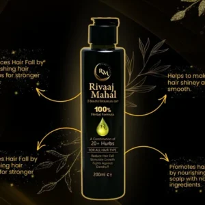 Rivaaj Hair Oil Hair food Organic Hair problem Solution (200ml)