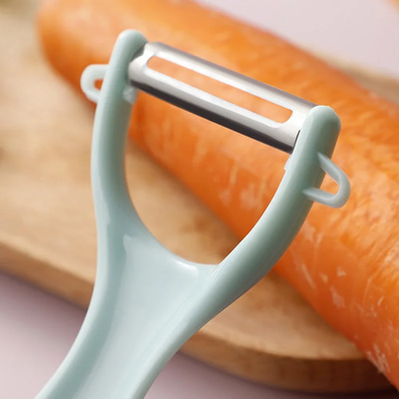 S2f7b3bb9ab964872a43f3db970e1a868X Colorful Plastic Handle Stainless Steel Vegetable Peeler - Sharp Blade for Effortless Peeling - Vegetable Peeler - Image 2