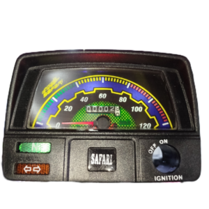 Safari 70cc Speedometer Speed with LED Lights In Meter | Best Quality Speedometer For 70CC Motorcycle | 70CC Bike Meter