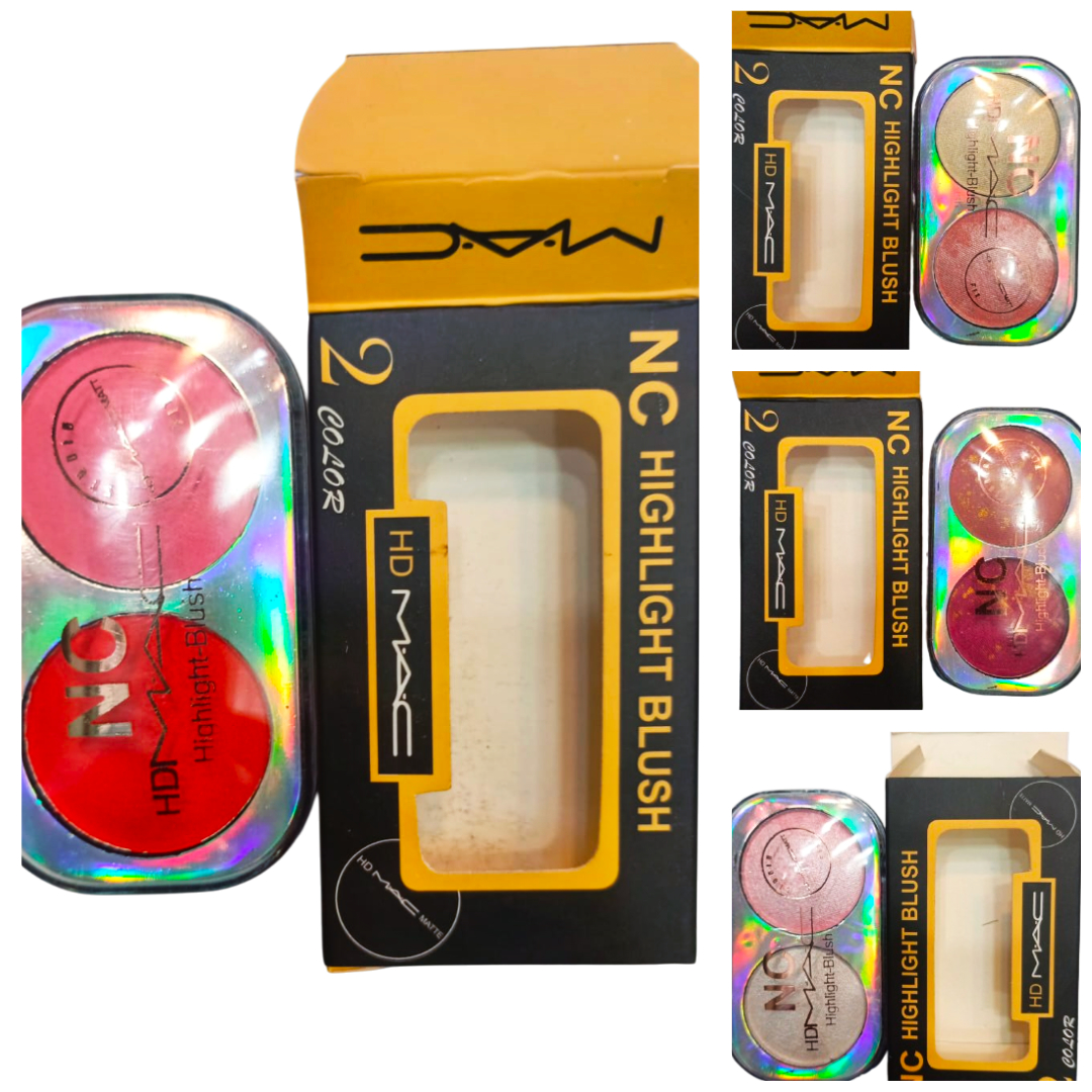 Web_Photo_Editor-9 HD MAC NC Highlight Blush – 2 Color Matte Finish Compact | Highlight Blush Makeup For Girls - Image 5