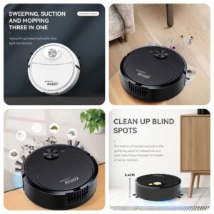 Portable Wireless Smart Mini Sweeping Robot Mopping 3 In1 Rechargeable Cleaning Machine Vacuum Cleaner For Home Office R