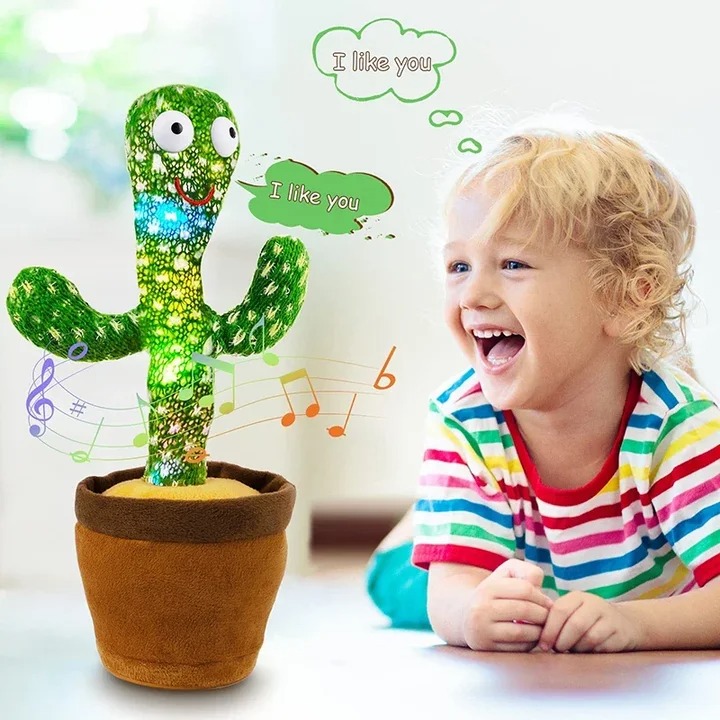 WhatsApp-Image-2024-08-12-at-11.01.39-AM-1 Dancing Cactus Toy – Singing, Talking, Voice Recording Plush with USB Rechargeable Function – Fun Educational Gift for B - Image 3