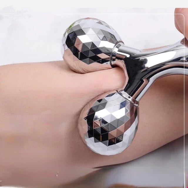 3D Face Massager Roller – 360° Rotation Handheld Y-Shape Plastic Tool for Face Lifting, Anti-Wrinkle, Skin Firming, and