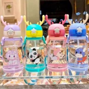 Reindeer Thorn Shape Water Bottle For Kids (600ML) (random color)