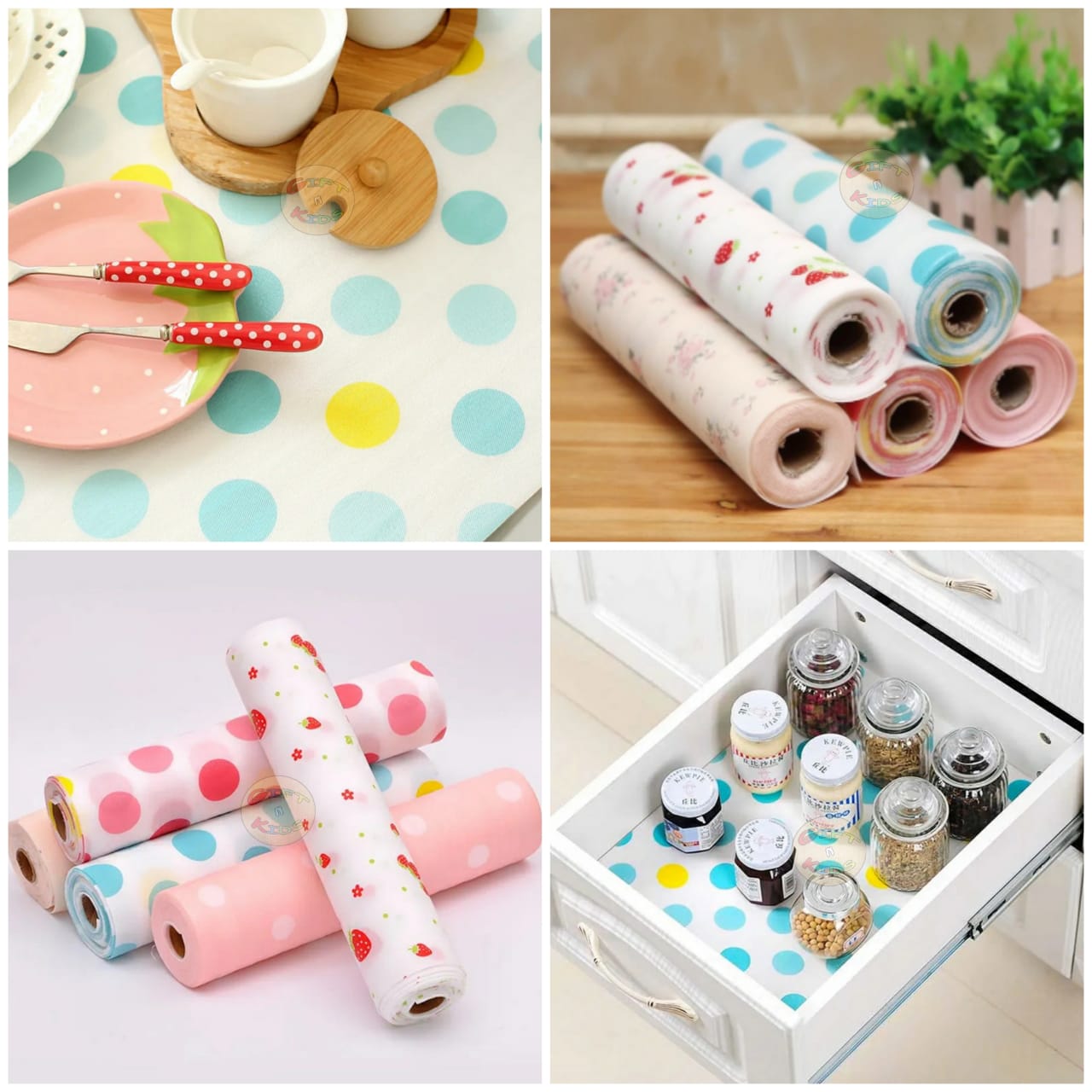 WhatsApp-Image-2024-11-16-at-5.40.27-PM 1 Roll - Kitchen Polka Foamic Sheet ( 45 x 150cm ) ( Random Design ) - Image 4