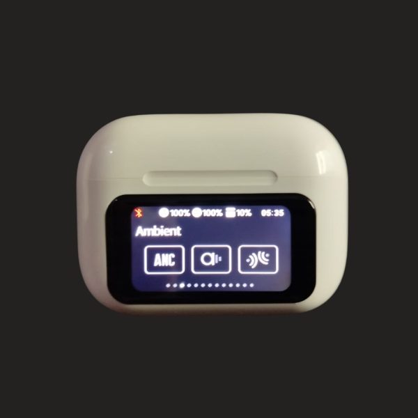 A9 Pro Digital Display Case Airpods / ANC/ENC Touch Screen Wireless Earbuds