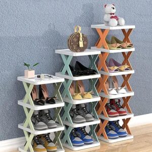 New Arrival Stackable Shoe Rack Multi-layer Storage Shoes Shelf Box Plastic Space Saving Cabinet Shoes Organizer for Ent