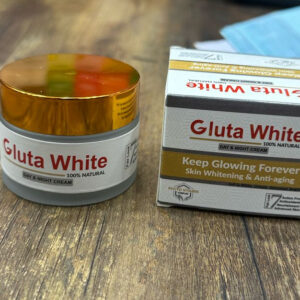 Gluta White Extreme Stronger Light Up And Anti-Aging Day & Night Cream | 50gram