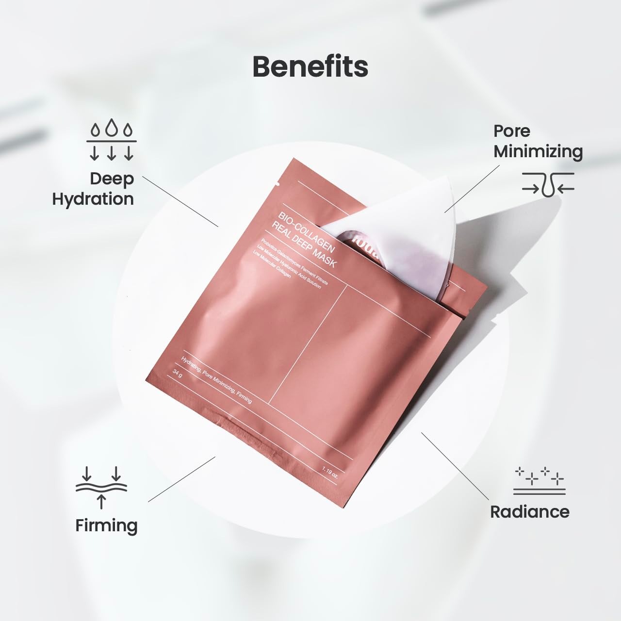 WhatsApp-Image-2025-02-28-at-4.56.44-PM 1 Pc Bio-Collagen Real Deep Mask, Hydrating Over Night, Facial Sheet Mask, Pore Minimising, Firming, Collagen Mask, Hydr - Image 4