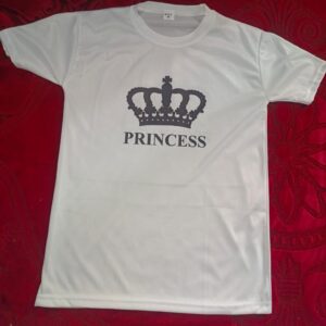 Stylish White T-Shirt with Cute Design โ Best Quality T-Shirts For Girls | T-Shirt For Women | Printed T-Shirts - Prince