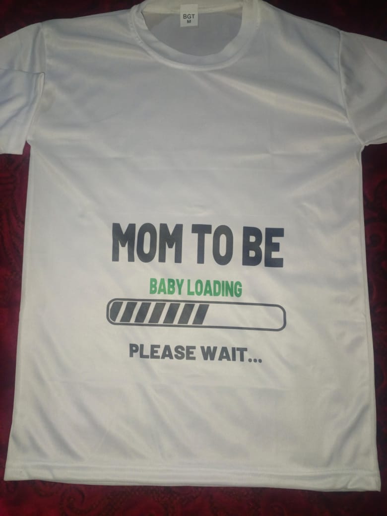 Dad to Be & Mom to Be Style White T-Shirt - Key & Heart Design T-Shirts – Best Quality T-Shirts | T-Shirt For Wo