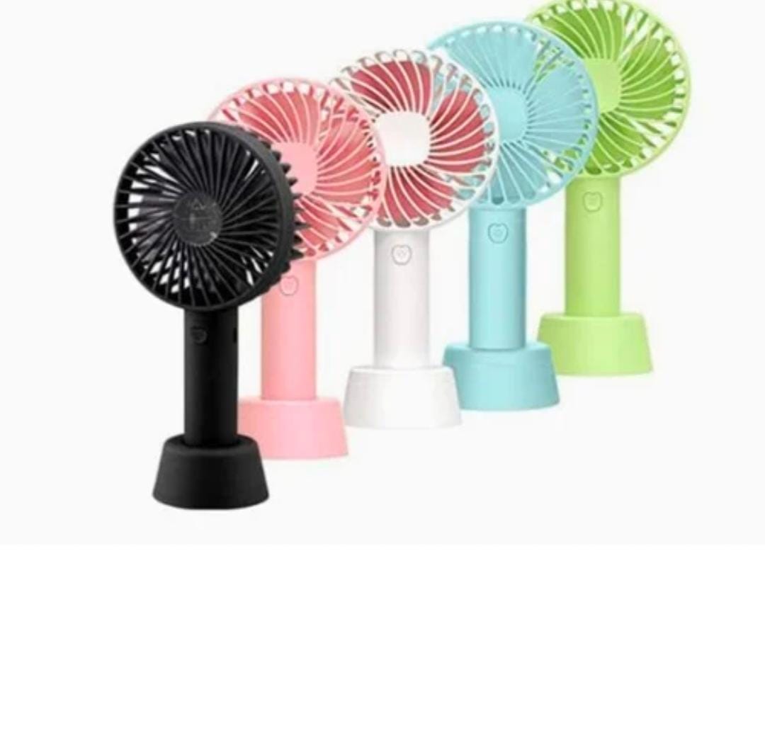 WhatsApp-Image-2025-04-04-at-3.40.57-PM-1 Portable USB Rechargeable Fan | Handheld 3 Speed Strong Wind Electric Small Mini Cooling Fan (random color) - Image 4