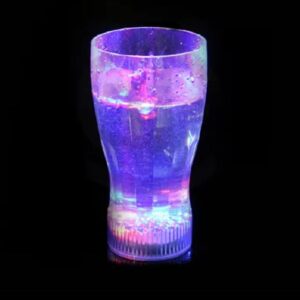 Plastic LED Flashing Cup LED Light up Beer Cup Water Hanging Glass Cup for Wedding Party - 1pc Plastic LED Lighting Bulb