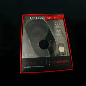 Computer / Laptop Mouse COBY Gel-Tech Anti-Stress Silicon Optical Wireless Mouse - (3-Button | Laser Optical | Wireless
