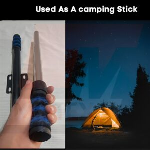 Single Side Open Safety Guard Stick for CD 70cc Fancy Rod Openable Crash Guard | Best Quality Safety Guard Stick ( rando