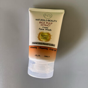Acne Deep Cleansing Foam Facial Cleanser – Exfoliating Natural Rice Water Face Wash with Glutathione for Brightening, Oi
