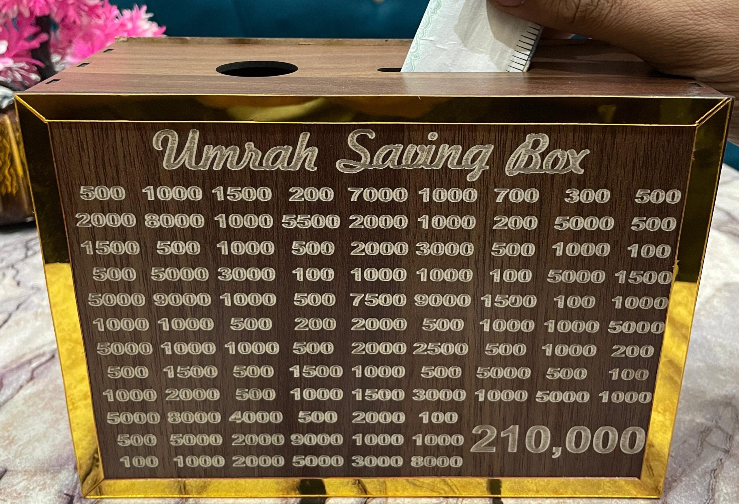 Umrah Saving Box - Box For Umrah Saving | Umrah Saving Box - Best Quality Umrah Saving Box - 210,000 Umrah Saving Box (
