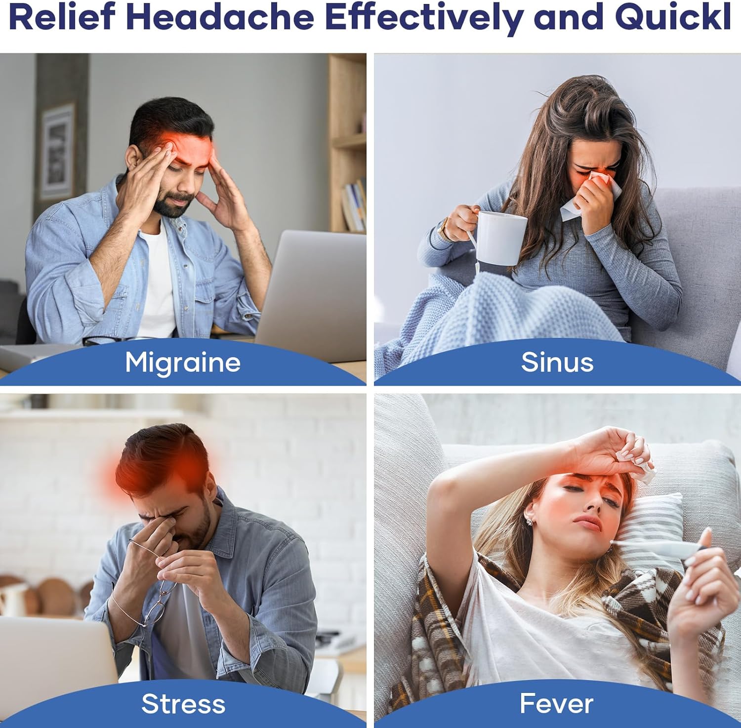 WhatsApp-Image-2025-05-08-at-3.07.38-PM Headache Relief Hat for Migraine Relief, Tension, One Size Fits All Headache Cap with Reusable Ice Gel Pack for Puffy Ey - Image 3